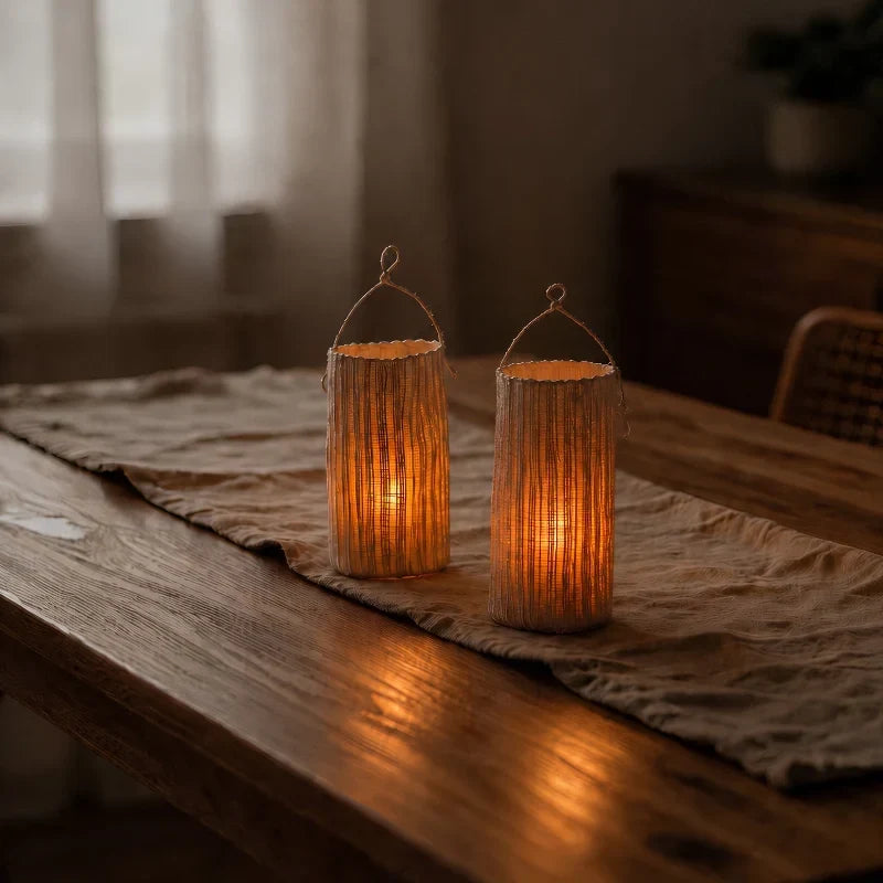 Candles and flame