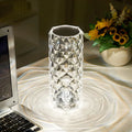 Crystal touch lamp with remote, view 1