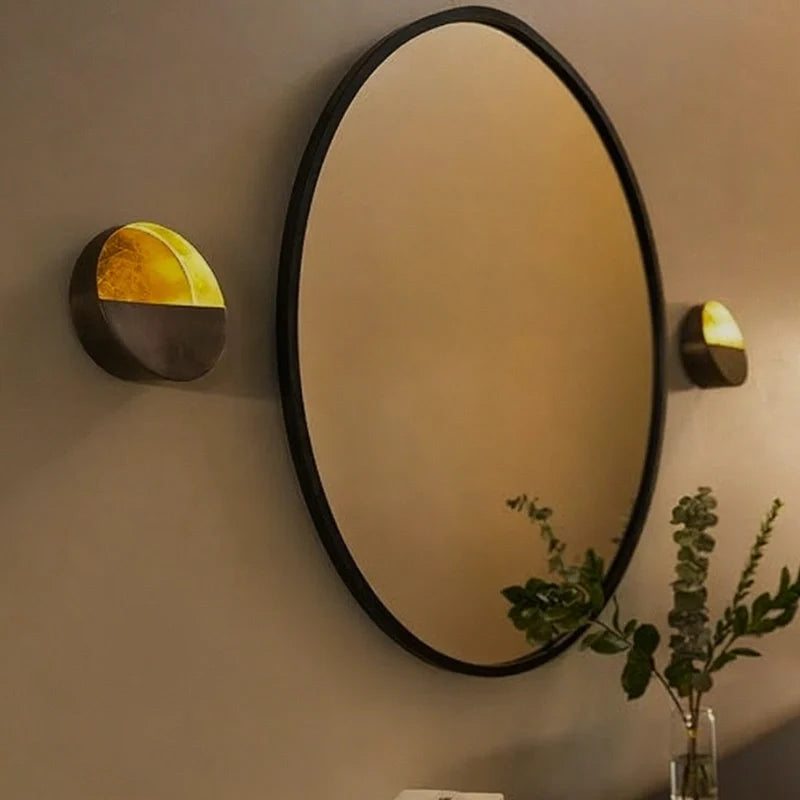 Wall candle holder, hammered metal, view 7