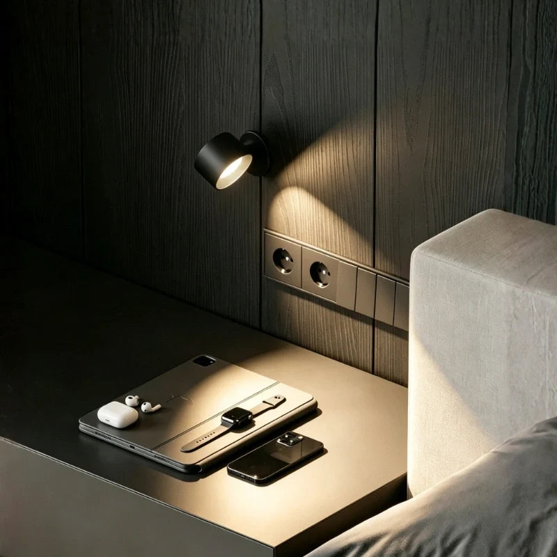 Cordless wall light, rechargeable, view 3
