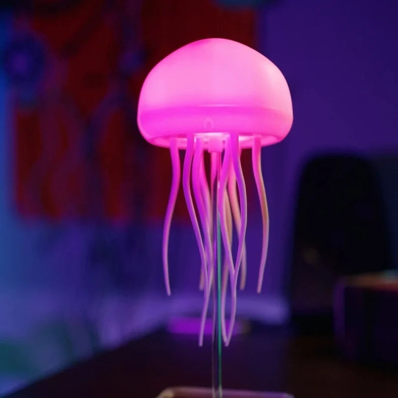 Jellyfish lamp, LED night light, view 6