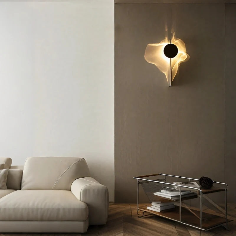 Ripple wall sconce, water light effect, view 6