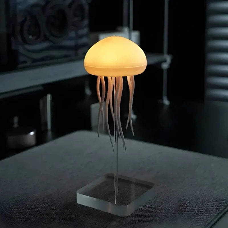 Jellyfish lamp, LED night light, view 2