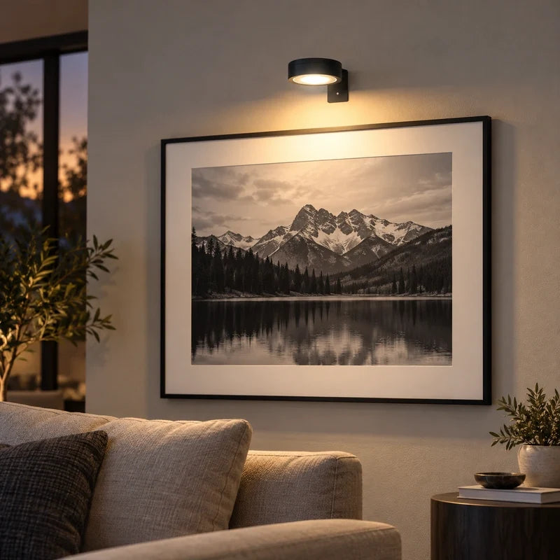 Wireless picture light with remote, view 2