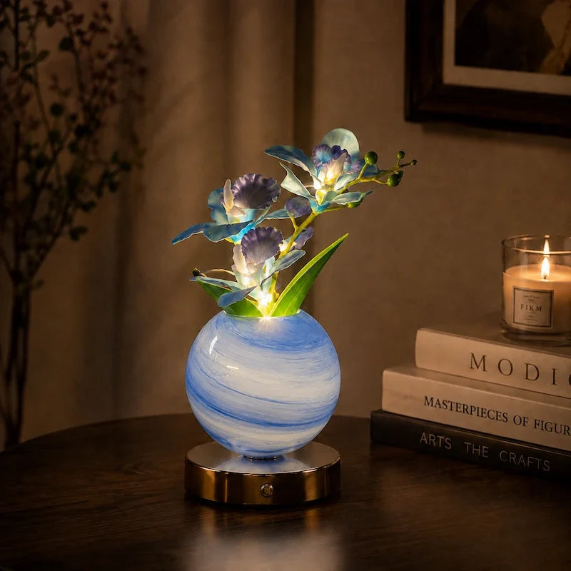 Cordless orchid lamp, rechargeable, view 4
