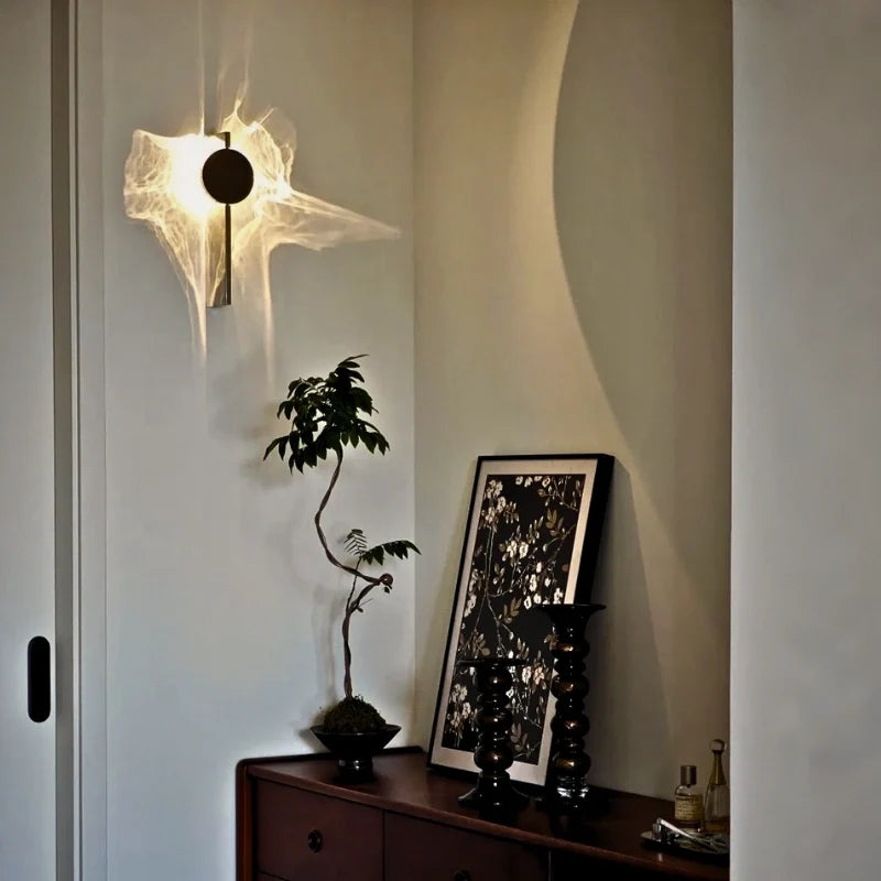 Ripple wall sconce, water light effect, view 7