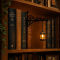 Bookshelf lantern light, book nook, view 3