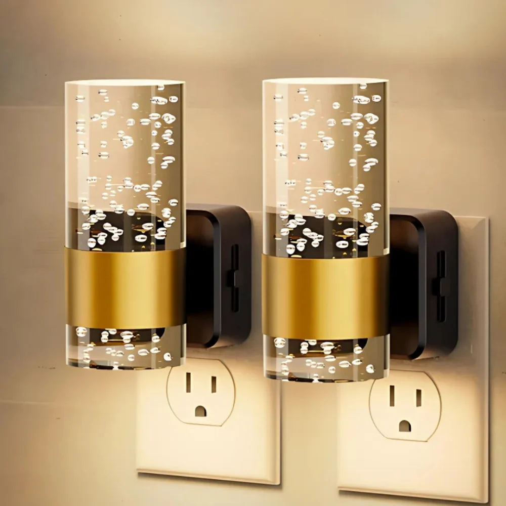 Plug in night light, dusk to dawn sensor, view 2