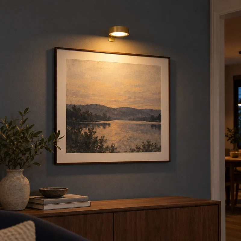 Wireless picture light with remote, view 4