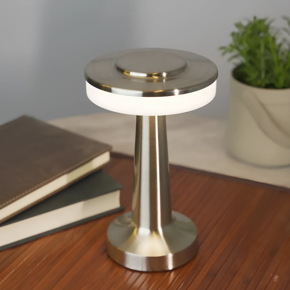 Cordless bar table lamp, rechargeable LED, view 7