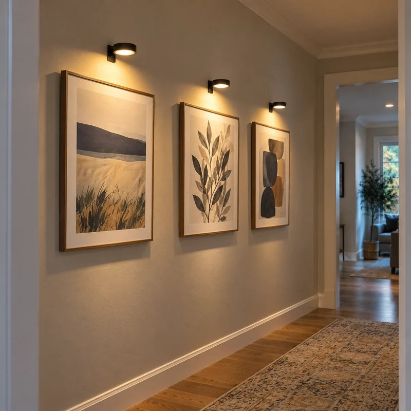 Wireless picture light with remote, view 5