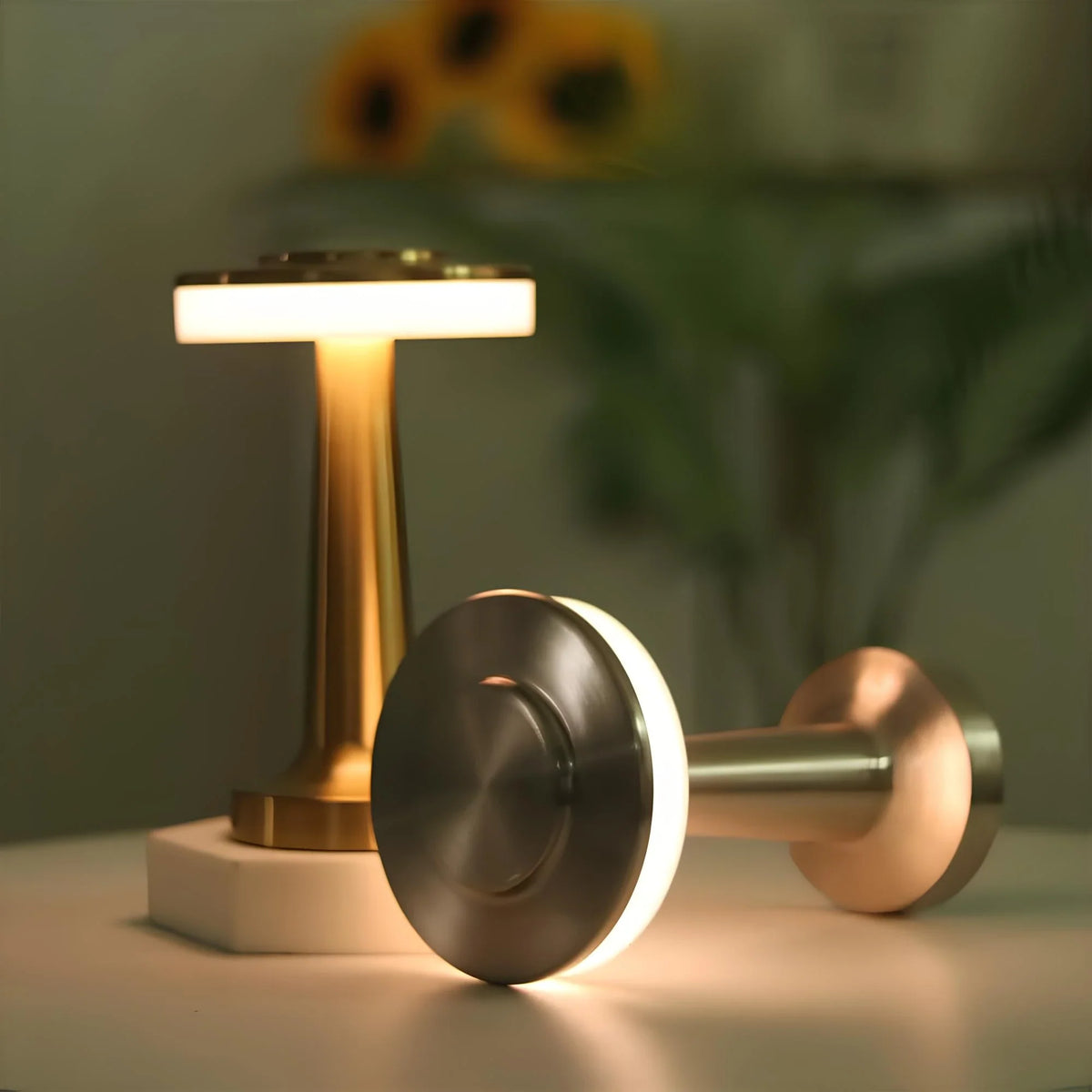 Cordless bar table lamp, rechargeable LED, view 6