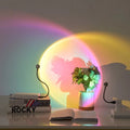 Sunset lamp projector night light, view 1