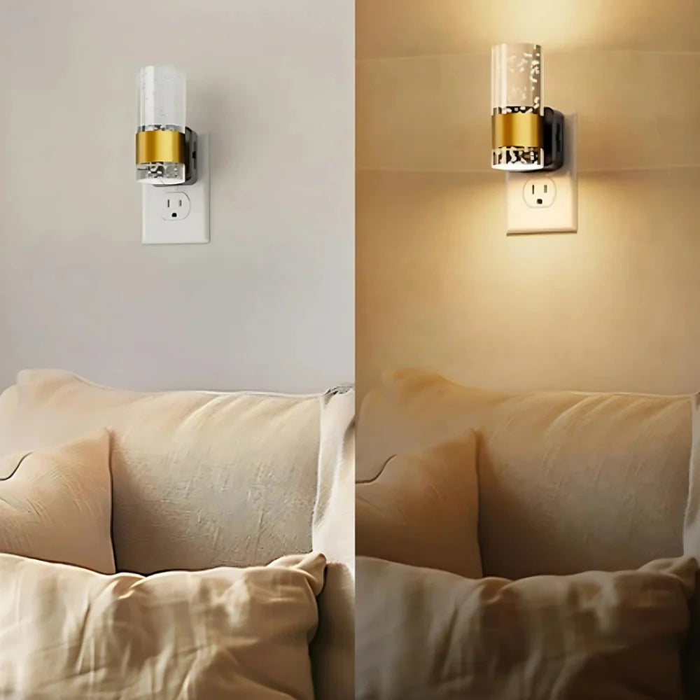 Plug in night light, dusk to dawn sensor, view 6