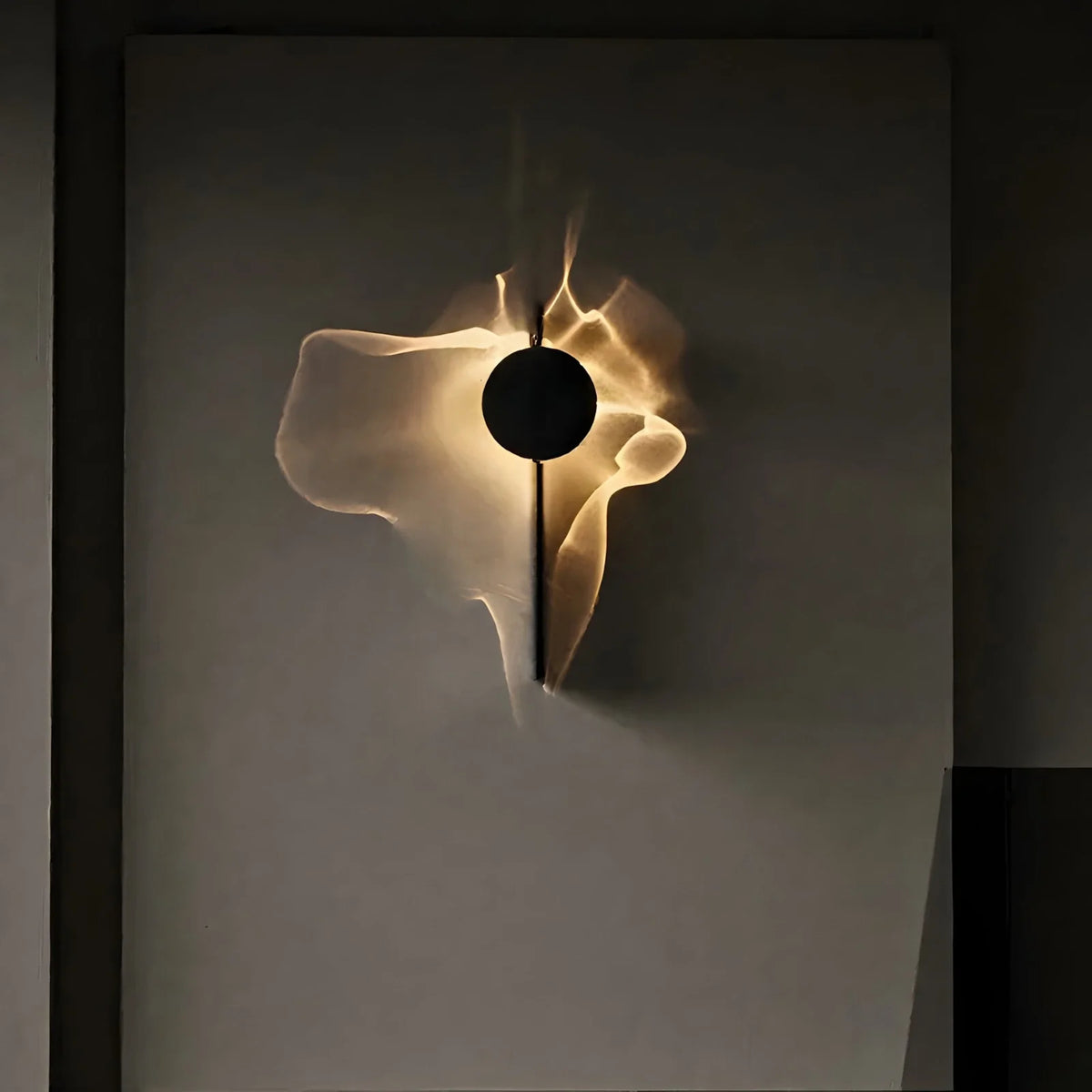 Ripple wall sconce, water light effect, view 1