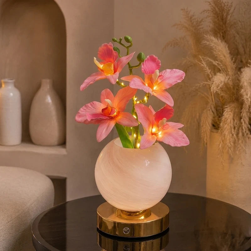 Cordless orchid lamp, rechargeable, view 3