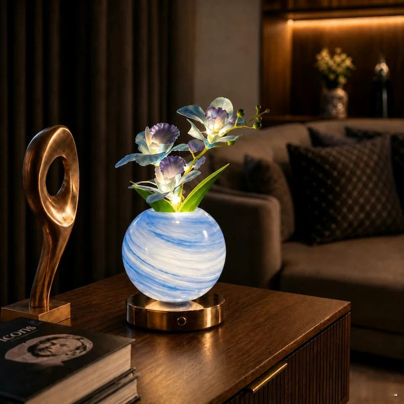 Cordless orchid lamp, rechargeable, view 8