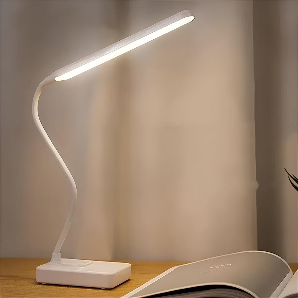 LED desk lamp, rechargeable or plug-in, view 6