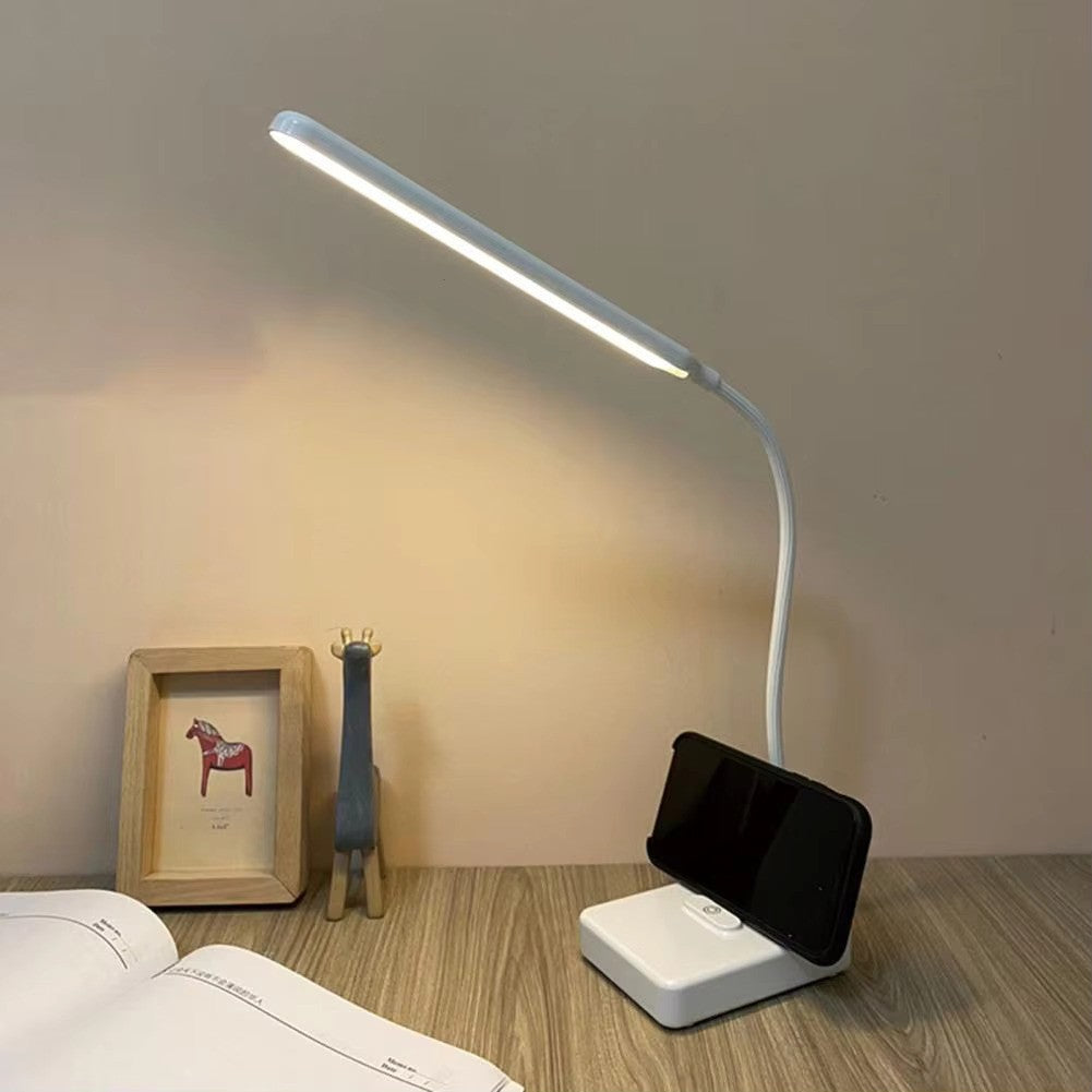 LED desk lamp, rechargeable or plug-in, view 5