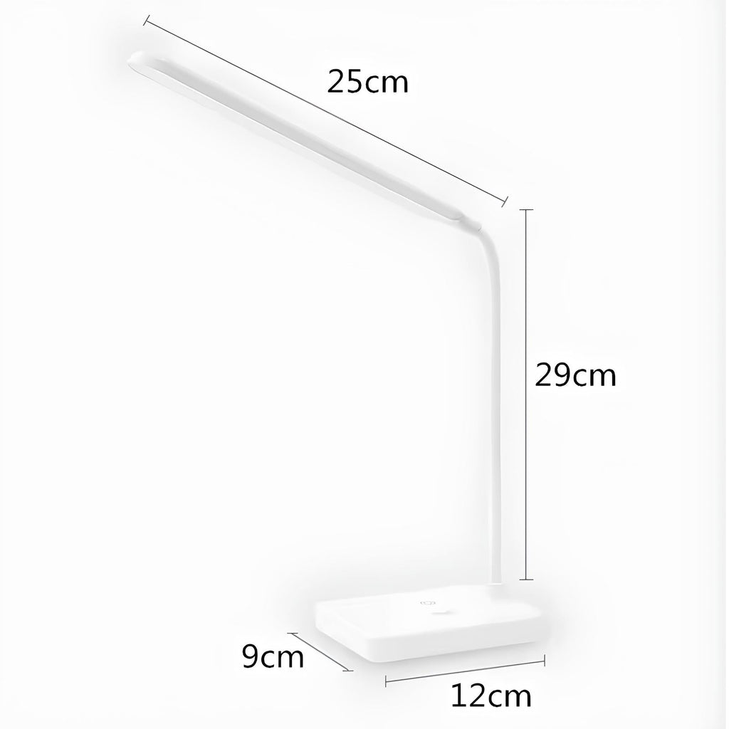 LED desk lamp, rechargeable or plug-in, view 7