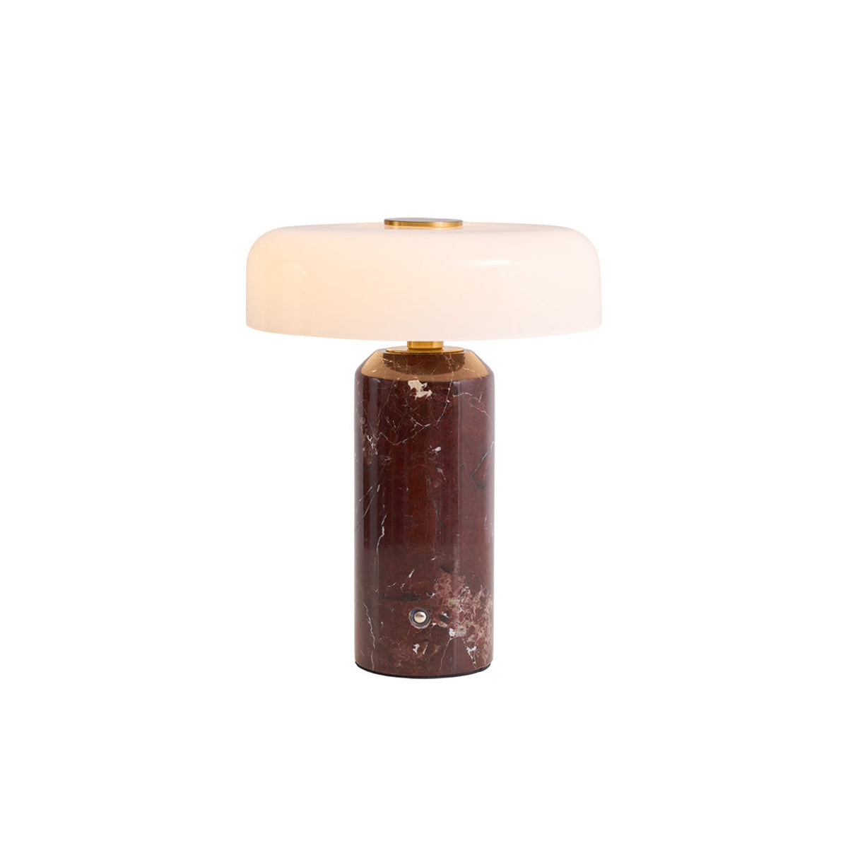 Marble table lamp, rechargeable cordless, view 1