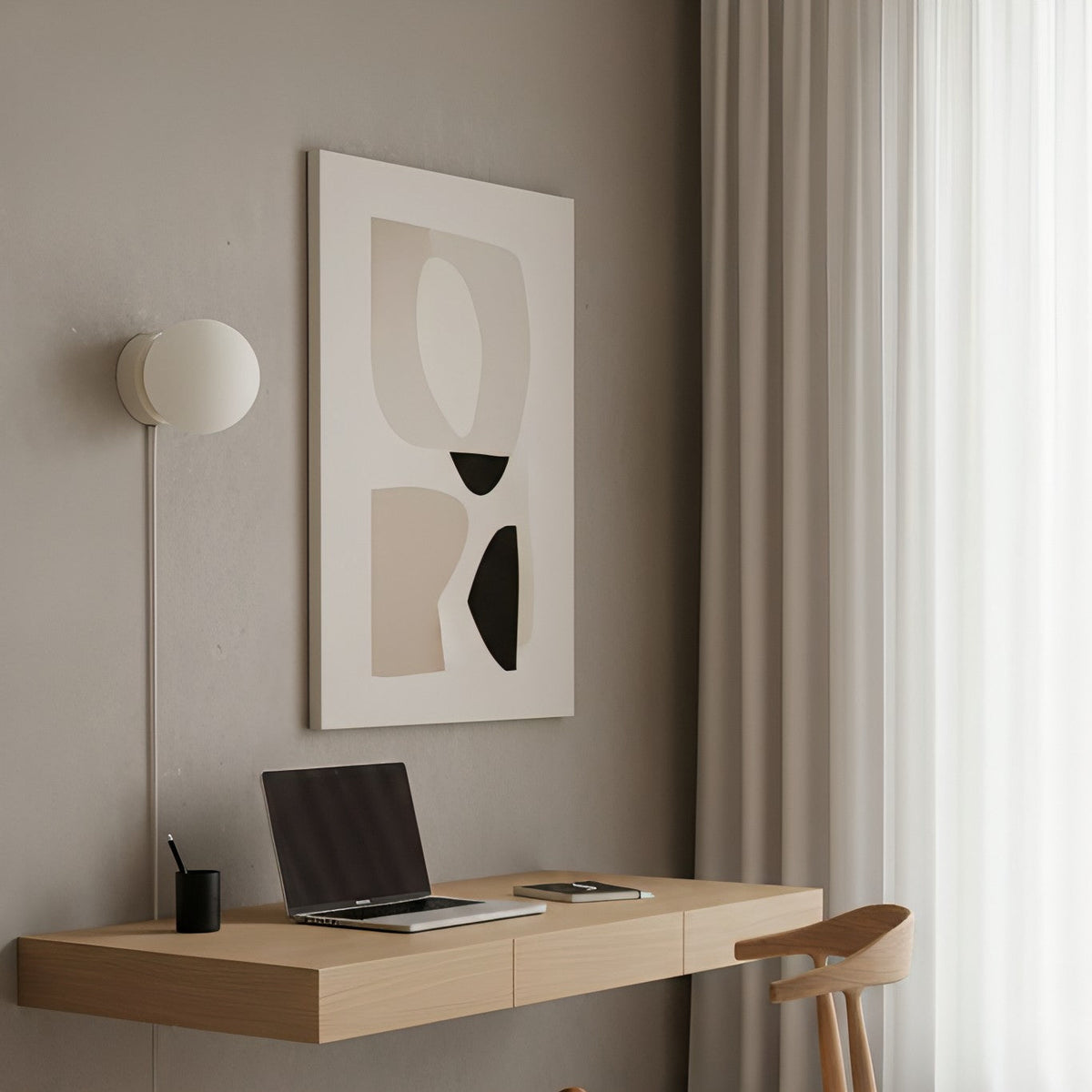 Plug in wall sconce, glass globe, view 7