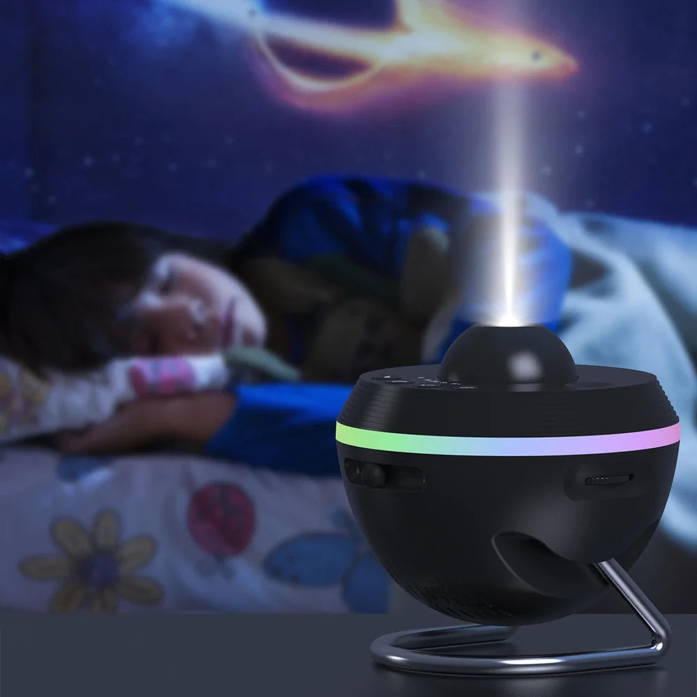 Galaxy projector with motif discs, view 6