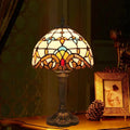 Stained glass table lamp, tiffany style, view 1