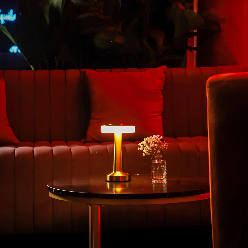 Cordless bar table lamp, rechargeable LED, view 4