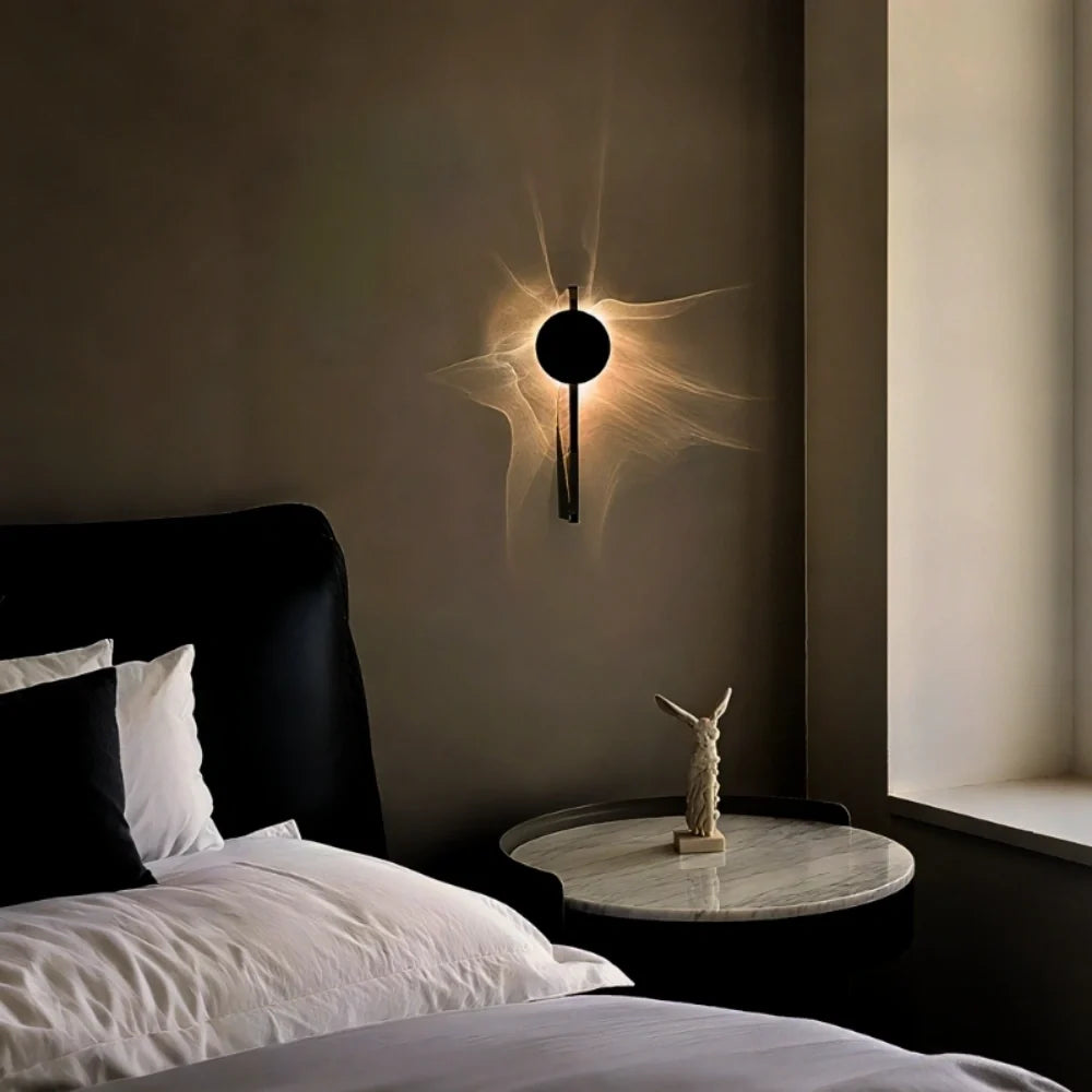Ripple wall sconce, water light effect, view 3