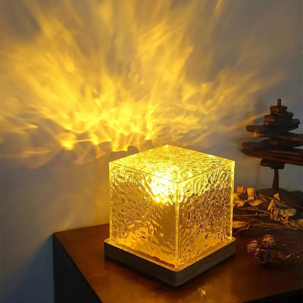 Northern lights cube lamp with remote, view 6