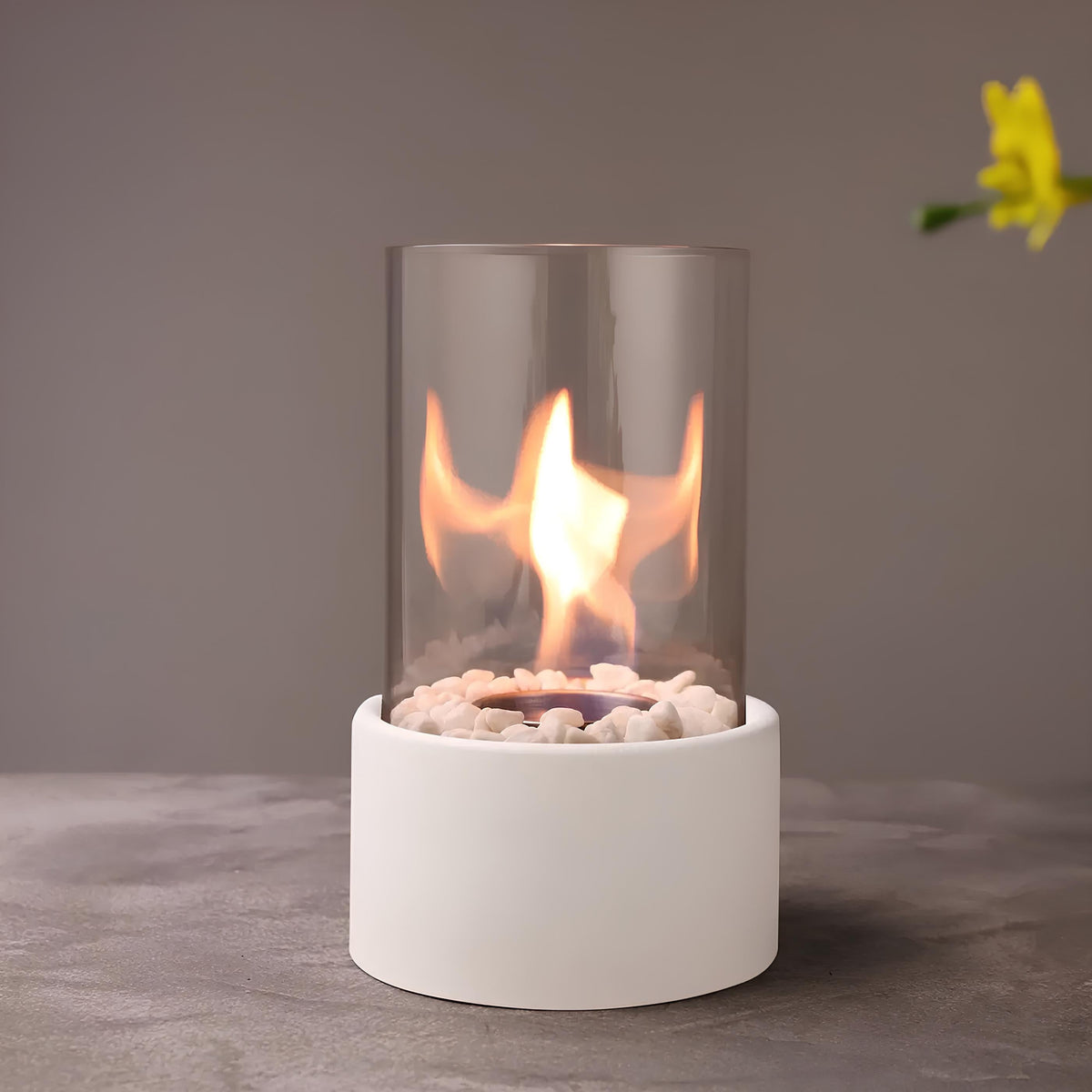 Indoor glass oil lamp, view 7